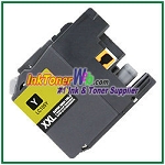 Brother LC105Y (XXL Series) Super Super High Yield Compatible Yellow ink Cartridge 