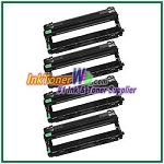 Brother DR-221CL BK/C/M/Y Compatible Drum Units - 4 Piece Combo 