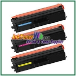 Brother TN-433C TN-433M TN-433Y High Yield Compatible Toner Cartridges - 3 Piece Combo 