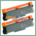 Brother TN660 High Yield Compatible Toner Cartridge - 2 Piece 