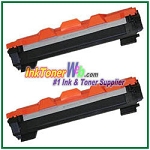 Brother TN1030 TN1060 Compatible Toner Cartridge - 2 Piece
