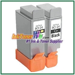 Canon BCI-24 Compatible ink Cartridges - 2 Piece Combo