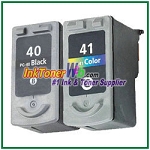 Canon PG-40 CL-41 Compatible ink Cartridges - 2 Piece Combo