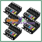 Canon PGI-250 CLI-251XL Compatible ink Cartridges - 25 Piece Combo