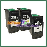 Canon PG-240XL CL-241XL Compatible ink Cartridges - 3 Piece Combo