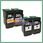Canon PG-240XL CL-241XL Compatible ink Cartridges - 4 Piece Combo