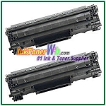 Canon 128 Compatible Toner Cartridges - 2 Piece 