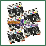Epson 215 T215120 & T215530 Compatible ink Cartridges - 10 Piece Combo
