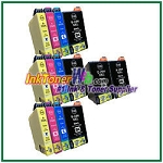 Epson 252XL 254XL T254XL120 T252XL220-T252XL420 Compatible ink Cartridges - 14 Piece Combo