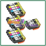 Epson 410XL T410XL020-T410XL420 Compatible ink Cartridges - 17 Piece Combo 