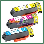 Epson 410XL T410XL220-T410XL420 Compatible Color Extra High Capacity ink Cartridges - 3 Piece Combo