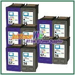 HP 56 57 Compatible ink Cartridges - 10 Piece Combo