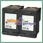 HP 60XL CC641WN Compatible Black ink Cartridge -2 Piece