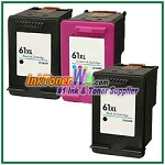 HP 61XL Compatible ink Cartridges - 3 Piece Combo