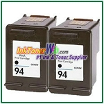 HP 94 C8765WN Compatible Black ink Cartridge -2 Piece