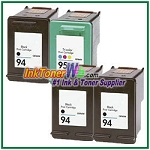 HP 94 95 Compatible ink Cartridges - 4 Piece Combo