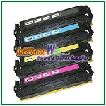 HP 305X / 305A CE410X, CE411-13A Compatible Toner Cartridges - 4 Piece Combo