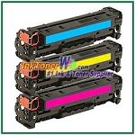 HP 312A CF381-83A Compatible Toner Cartridges - 3 Piece Combo