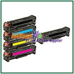 HP 312A CF380-83A Compatible Toner Cartridges - 5 Piece Combo