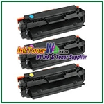 HP 410X CF411X-13X Compatible Color Toner Cartridges - 3 Piece Combo