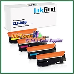 Toner Cartridge Compatible with Samsung CLT-K406S CLT-C406S CLT-M406S CLT-Y406S High Yield - 4 Piece Combo - Inkfirst®