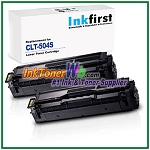 Black Toner Cartridge Compatible with Samsung CLP415 CLT-K504S - 2 Piece - Inkfirst®