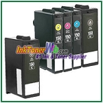 Lexmark 150XL Compatible ink Cartridges - 5 Piece Combo