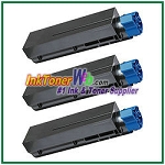 OKI Data 44992405  Compatible Black Toner Cartridge for B401 - 3 Piece