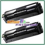 Black Toner Cartridge Compatible with Samsung CLP415 CLT-K504S - 2 Piece
