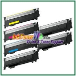 Samsung CLT-K404S CLT-C404S CLT-M404S CLT-Y404S Compatible Toner Cartridge - 6 Piece combo