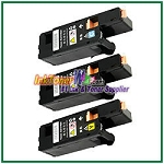 Xerox 106R02756-58 Compatible Color Toner Cartridges for Phaser 6022 6027 series - 3 Piece Combo