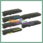 Xerox 106R02744-47 Compatible Toner Cartridges for WorkCentre 6655 series - 6 Piece Combo