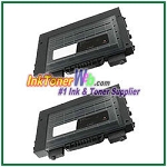 Xerox 106R00684 Compatible High Yield Black Toner Cartridge for Phaser 6100 series - 2 Piece