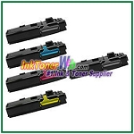 Xerox 106R02225-28 Compatible High Yield Toner Cartridges for Phaser 6600 6605 series - 5 Piece Combo